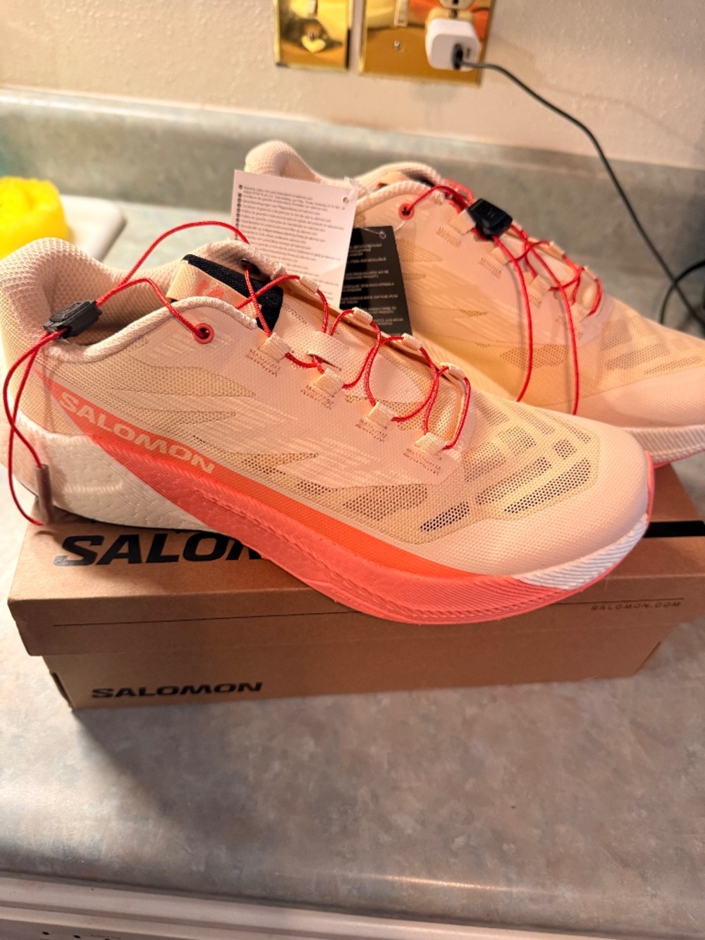 Brand new trail running shoes. Solomon sz9